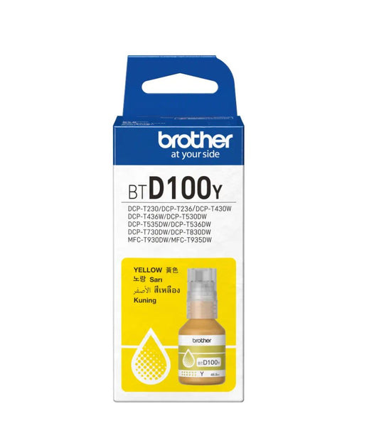 Brother BTD100Y Yellow Ink Bottle