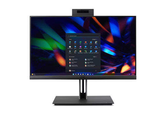 Acer | AIO Veriton VZ4714G | Intel Core i5-13400 | 23.8" Full HD (1920x1080) | 8GB DDR4 | 512GB M.2 NVMe SSD | Windows 11 Pro | Black
