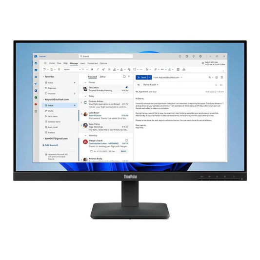Lenovo | ThinkVision S24-4e | 23.8-inch | 1920 x 1080p FHD | 16:9 100Hz 4ms Monitor