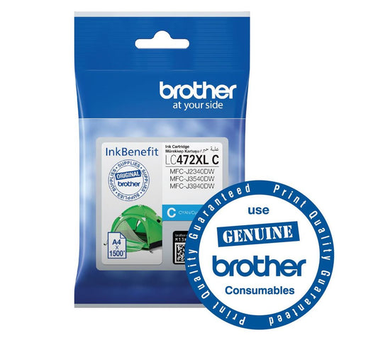 Brother LC472XL-C High Yield Cyan Ink Cartridge