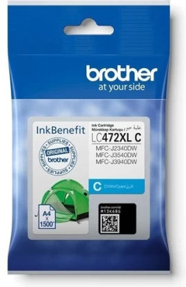Brother LC472XLC |High Yield Cyan Ink Cartridge |Original Brother Ink for Bright Long| Lasting Prints
