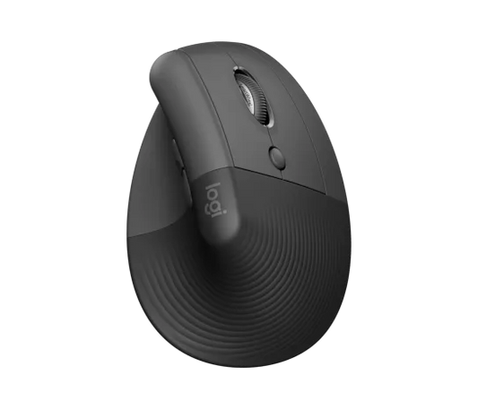 Logitech Lift - Wireless Ergonomic Mouse - Graphite