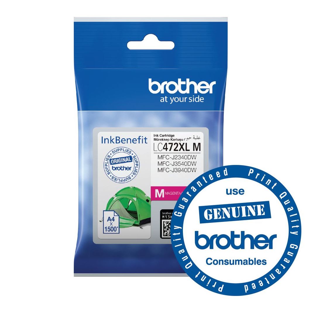 Brother LC472XL-M High Yield Magenta Ink Cartridge