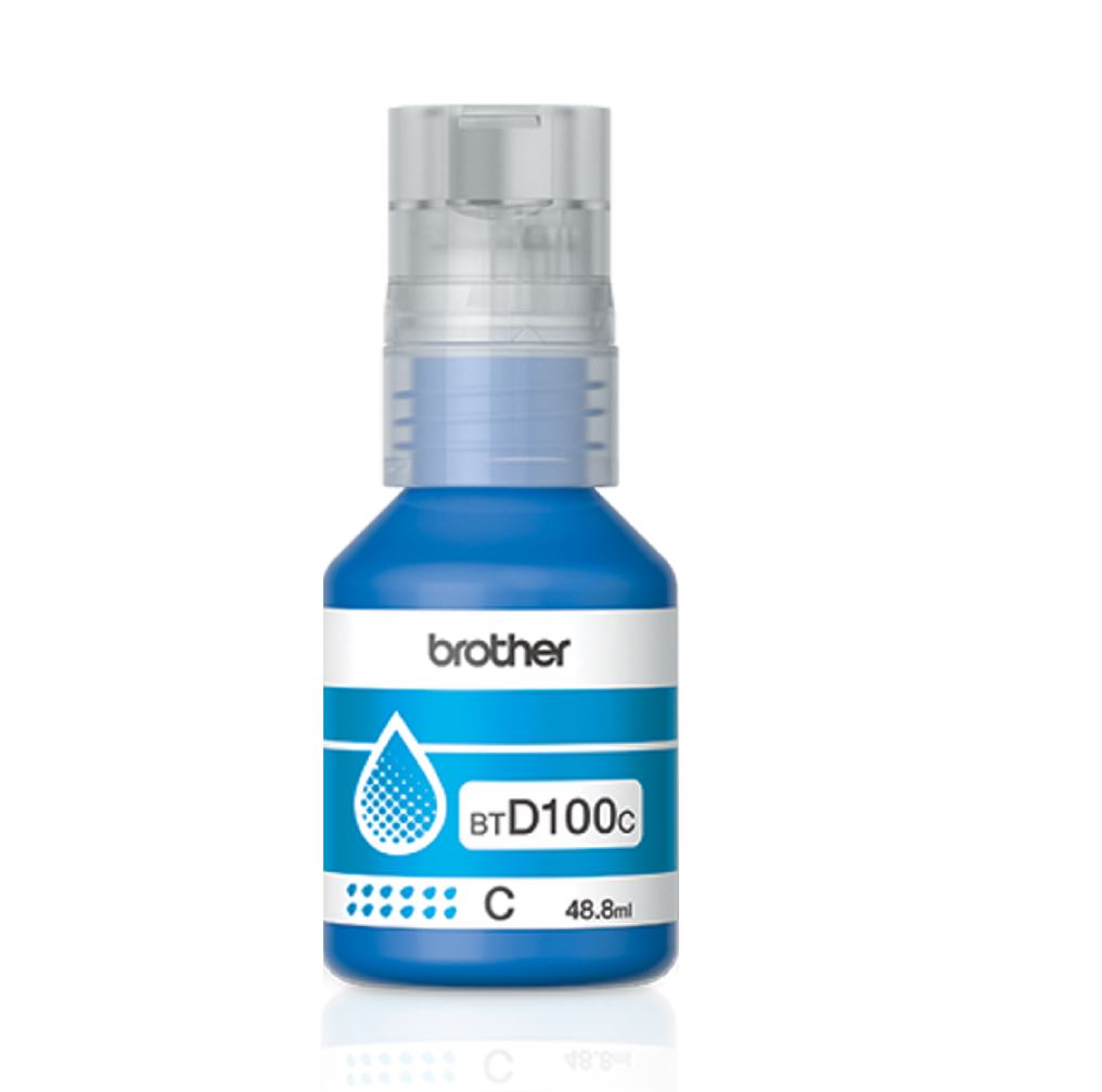 Brother BTD100C Cyan Ink Bottle