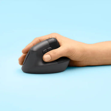 Logitech Lift - Wireless Ergonomic Mouse - Graphite