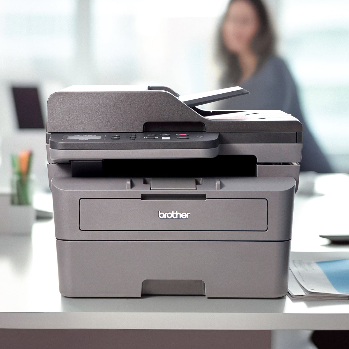 Brother DCP-L2640DW Mono Laser Printer With ADF
