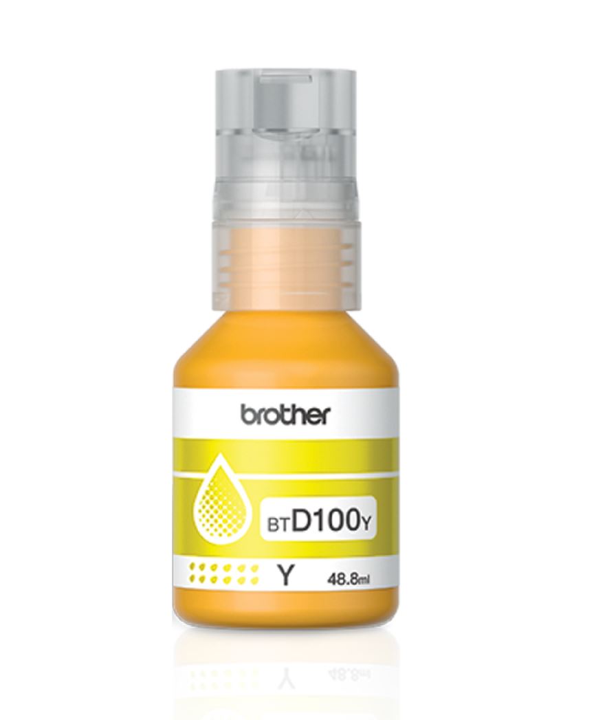 Brother BTD100Y Yellow Ink Bottle