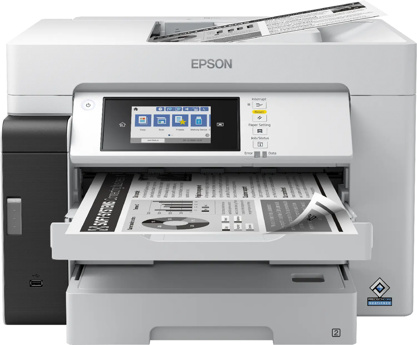 Epson 25ppm Mono A3 | Multifunction Printer | Print | Scan | Copy | Fax | Wi-Fi | Ethernet | Auto Duplex | ADF