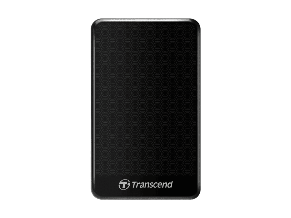 Transcend | TS1TSJ25A3K 1TB Portable External Hard Drive – Durable High-Speed USB 3.1 Storage