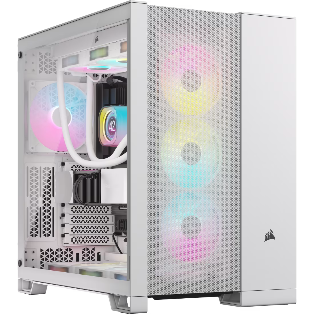 Orsair | 4000D Airflow ATX | Mid-Tower Case | CC-9011260-WW | Tempered Glass | High Airflow | Gaming PC Case