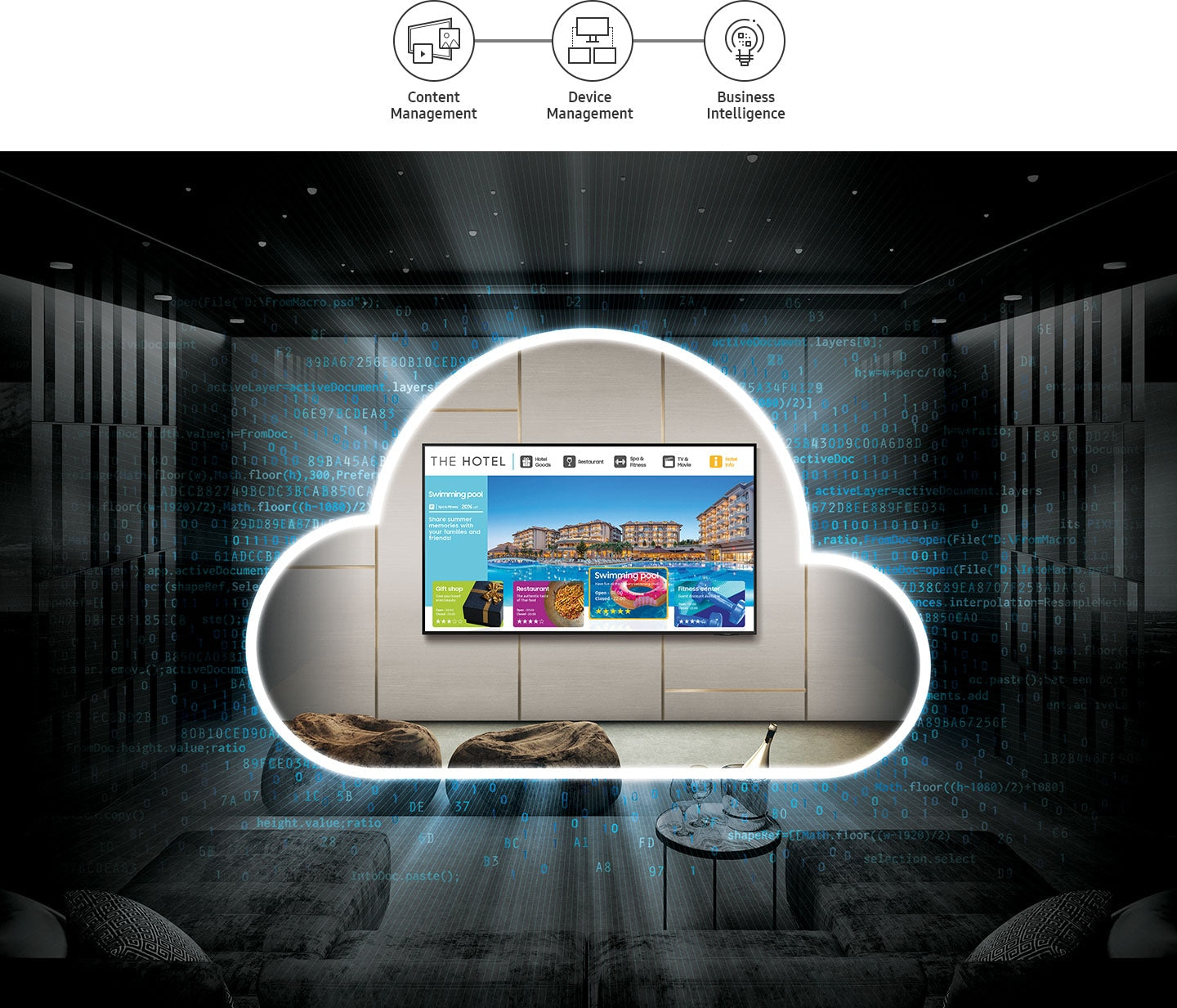 Samsung HAU8000 Crystal UHD 4K Hotel TV