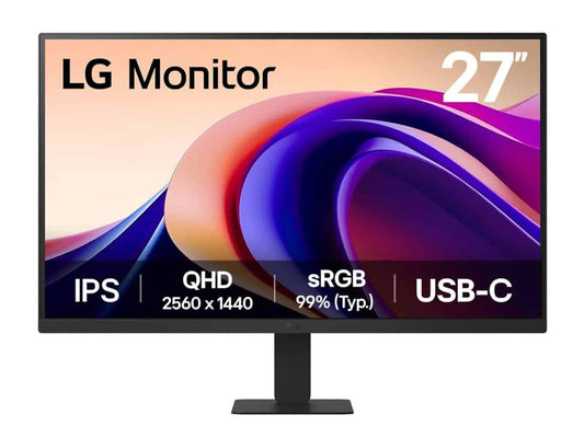 LG 27U631A | 27″ | QHD | USB-C | Monitor | 2560x1440, 100Hz, 5ms IPS | – Office & Gaming Display