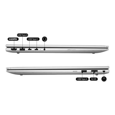 HP ProBook 4 | 16 inch Notebook | PC Core 5 120U | 8GB | DDR5 512 GB |  SSD | 16.0 | 60Hz Panel | Windows 11 Pro | 64 Wi Fi 6E+ Bluetooth 5.3 | HP Tamper Lock SEC Fingerprint Sensor | 1 Year Carry in